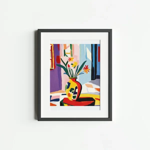 Producto - PINTANDO CON NÚMEROS - Jarrón con flores