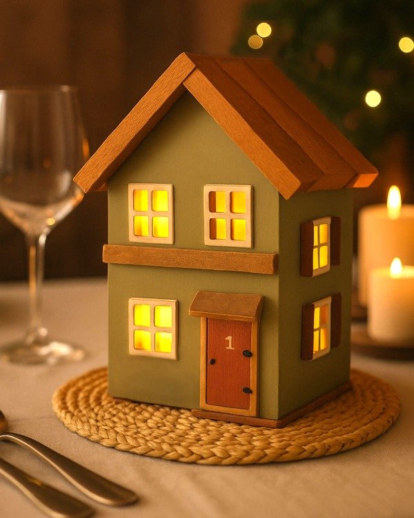 Producto - Casa fanal de luz deco cálida para tu hogar