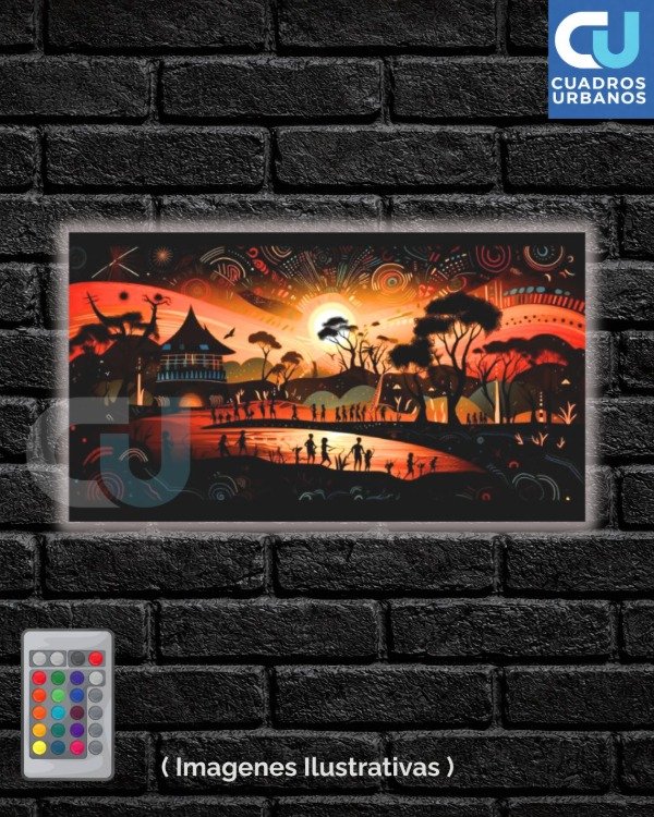 Producto - Afro art led 14