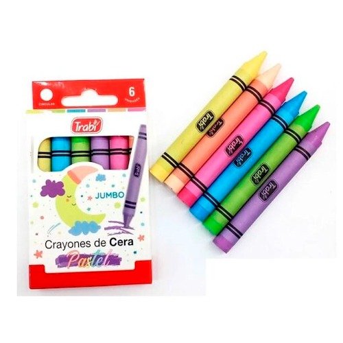 Producto - CERAS TRABI JUMBO x6 PASTEL