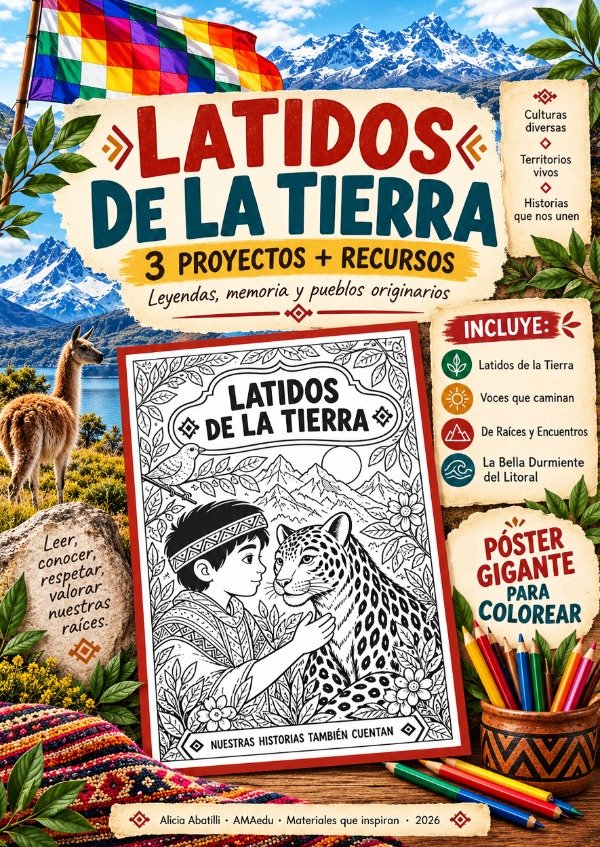 Producto - Pack LATIDOS DE LA TIERRA (Lectura, Proyectos y Recursos)