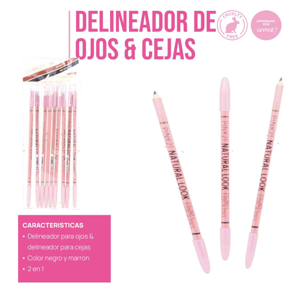 Producto - DELINEADOR 2 en 1 Marron y Negro
