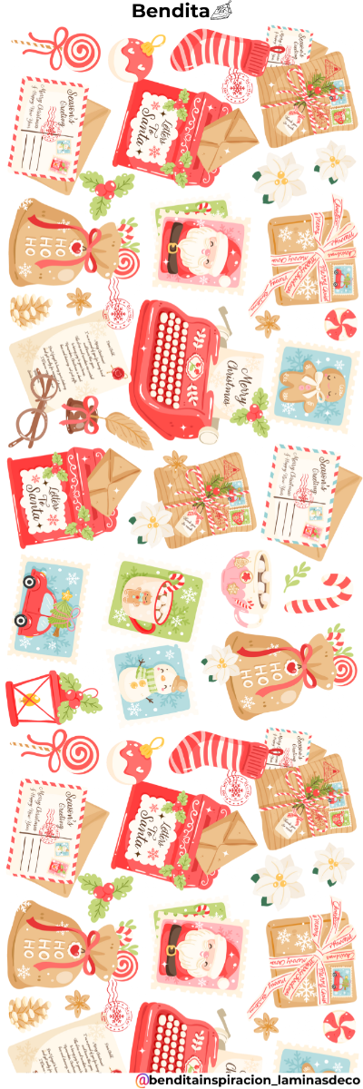 Producto - Bendita UV 002 Fondo navideño