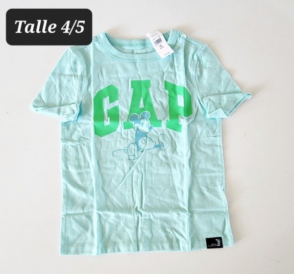 Producto - Remera manga corta gap talle 4/5 mickey