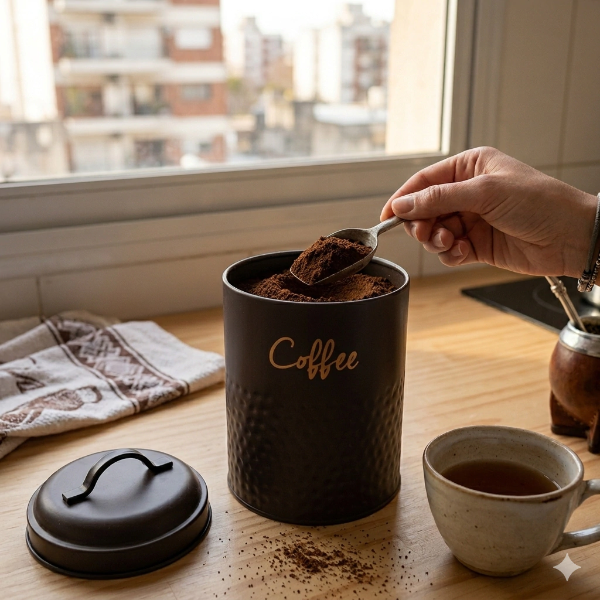 Producto - Lata negra CAFÉ