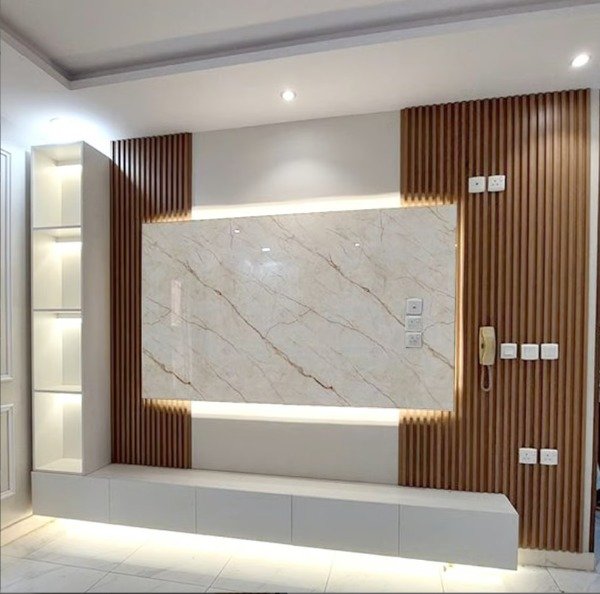 Producto - Placas símil mármol Crema Marfil