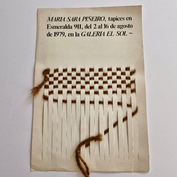 Producto - Piñeiro, María Sara - Afiche textil