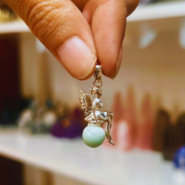 Producto - Dije Hadita con Amazonita