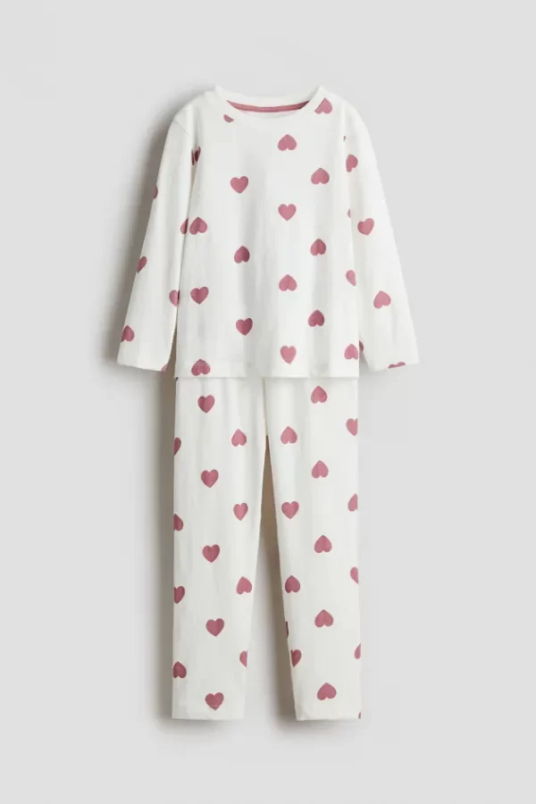 Producto - Pijama HyM corazones nena