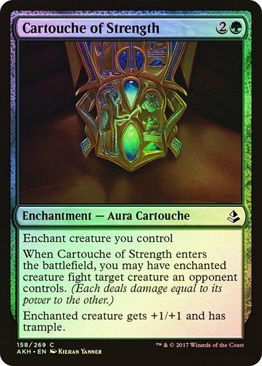 Producto - Cartouche of Strength Foil  Amonkhet