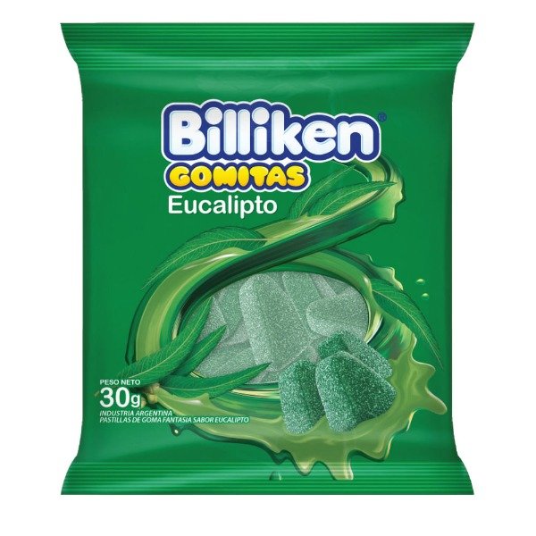 Producto - Gomitas Billiken Eucalipto 12 x 30 gramos