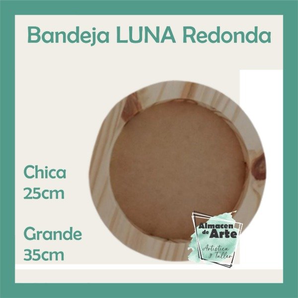 Producto - LDG Bandeja LUNA Redonda