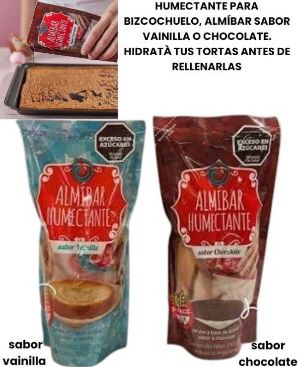 Producto - Humectante para bizcochuelo almíbar de vainilla pastelar 250grs