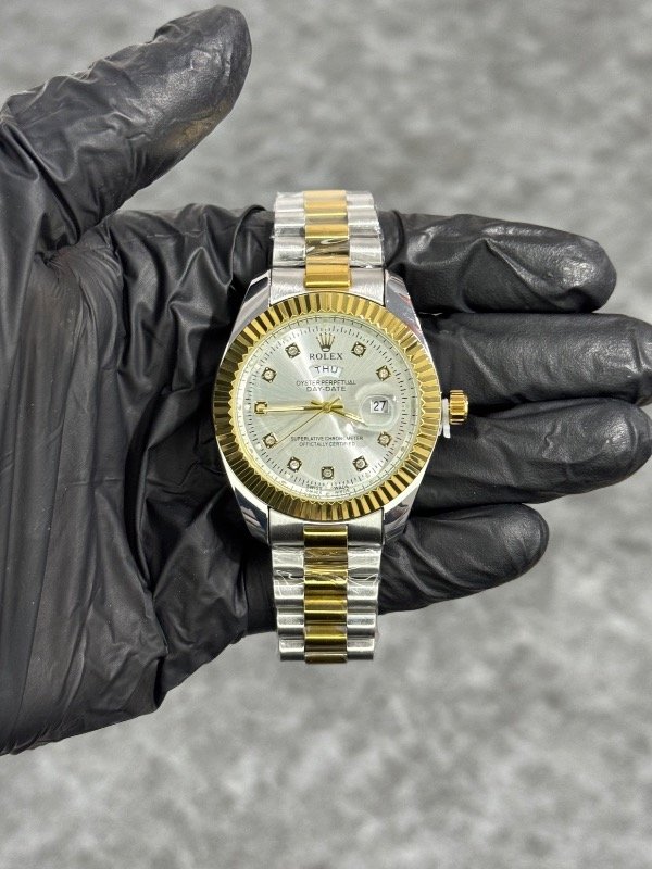 Producto - ROLEX DAY-DATE 1 COMBINADO BLANCO (calidad AA)