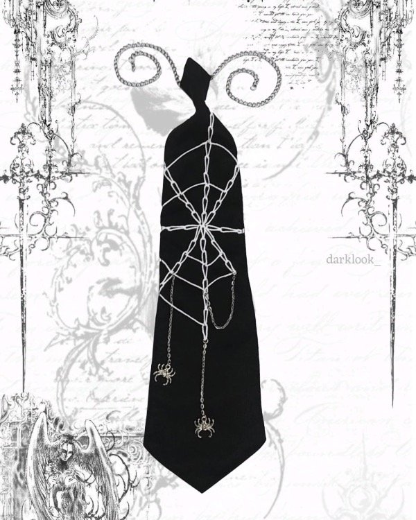 Producto - Corbata spider-goth