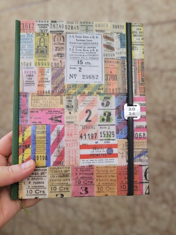 Producto - Agenda boletos A5