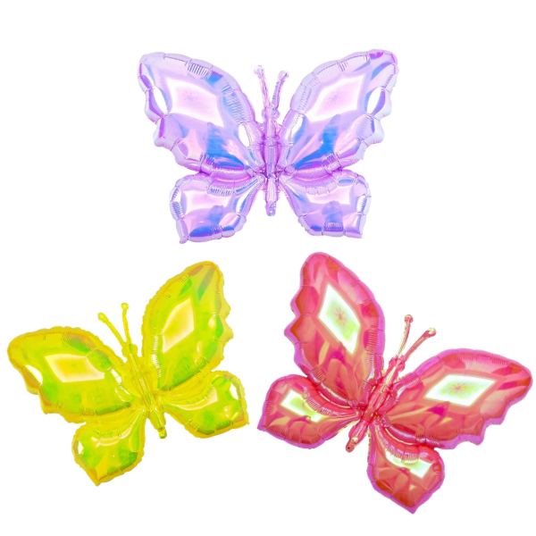 Producto - Globo mariposa iridiscente 56cm - 0