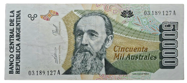 Producto - 50.000 Australes (De Paúl - González Fraga) Bott.2886 VF