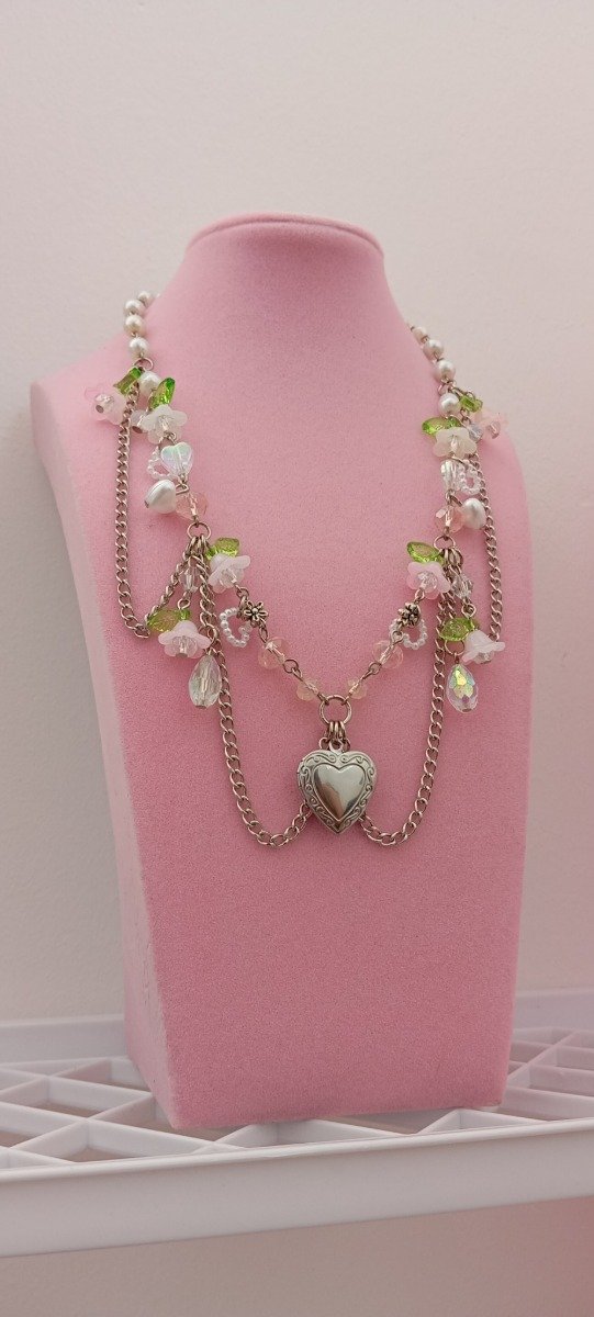 Producto - Collar Flowers relicario