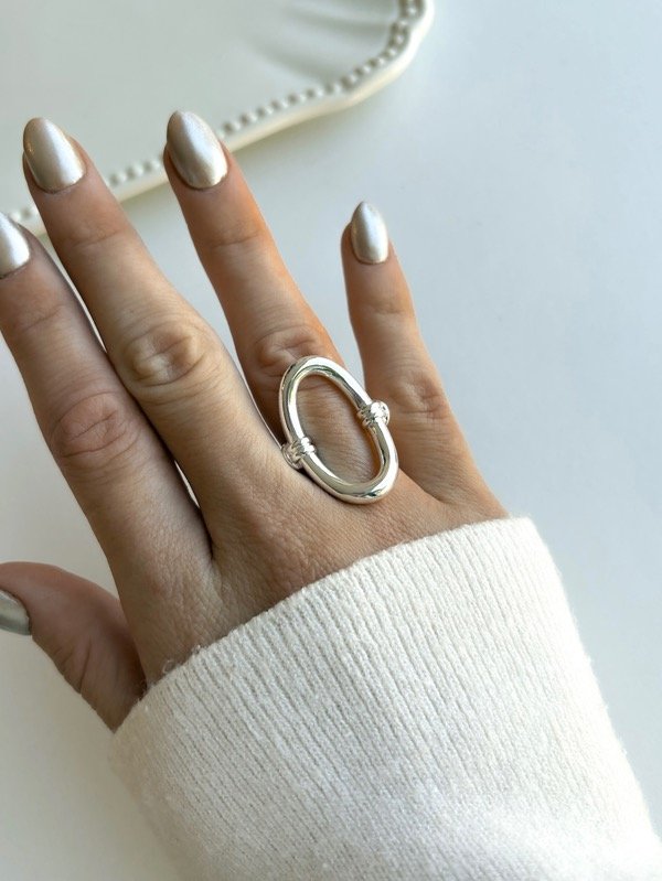 Producto - Anillo Chicago (Acero blanco)