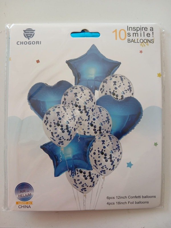 Producto - SGML 10P. Estrella y Corazón Azul