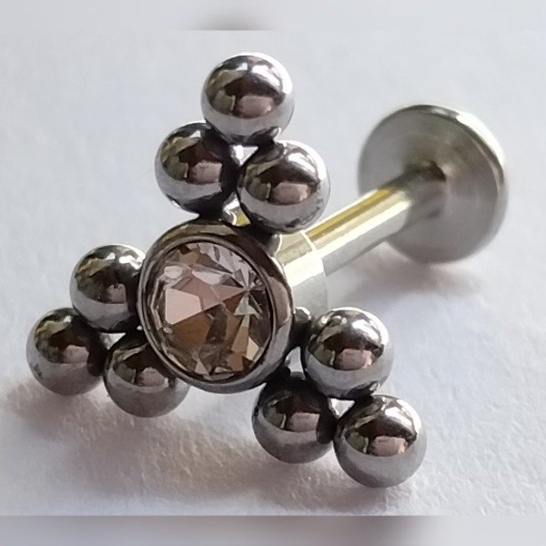 Producto - AQ Labret. Con Strass Modelo 3