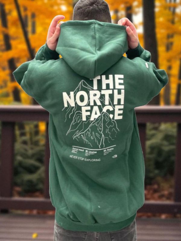 Producto - BUZO "TNF - MONTAÑA" FRISADO (VERDE)