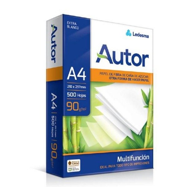 Producto - Resma A4 "Autor" 90gr x 500h