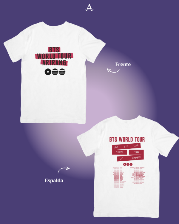 Producto - Remera BTS World Tour