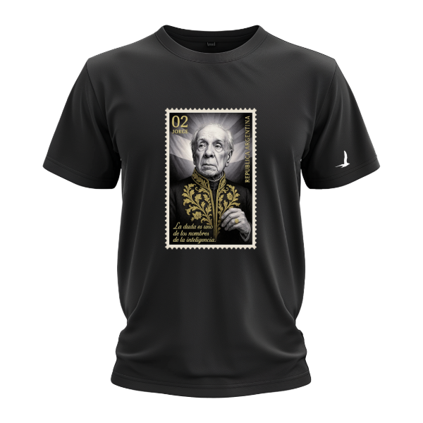 Producto - Remera Estampilla Jorge Luis Borges II