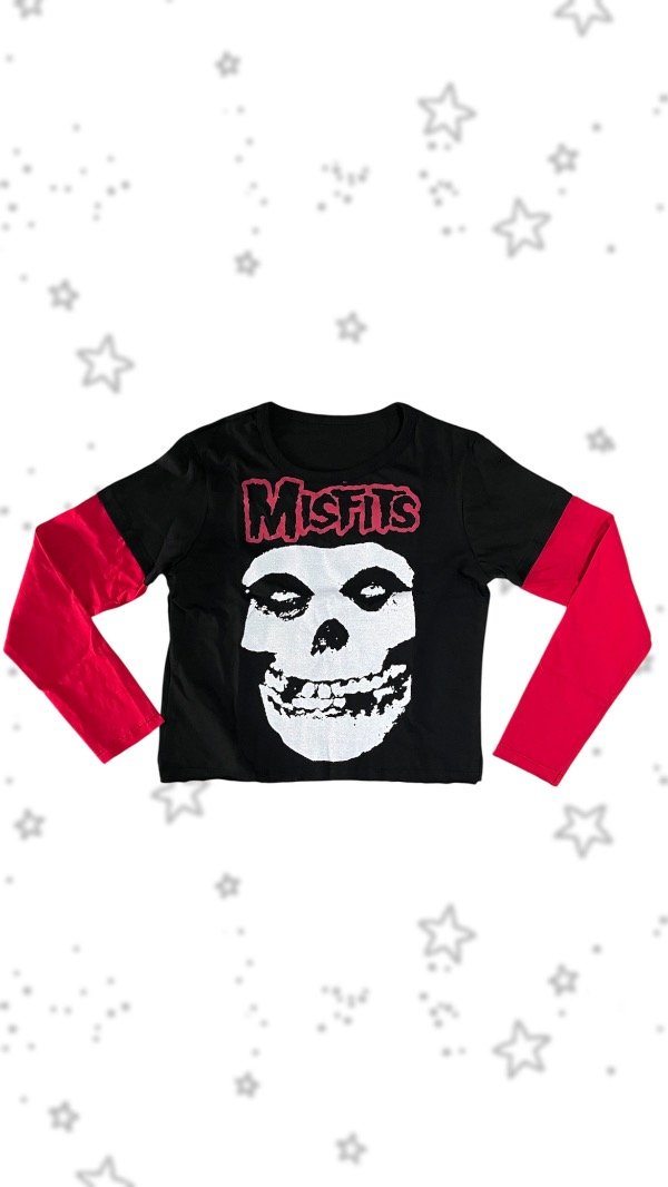 Producto - Remera manga larga Misfits negra