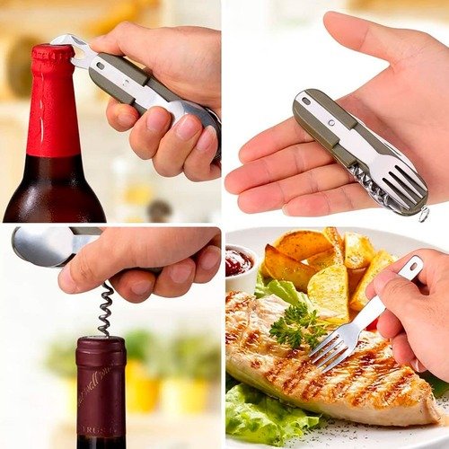 Producto - Set cubiertos camping