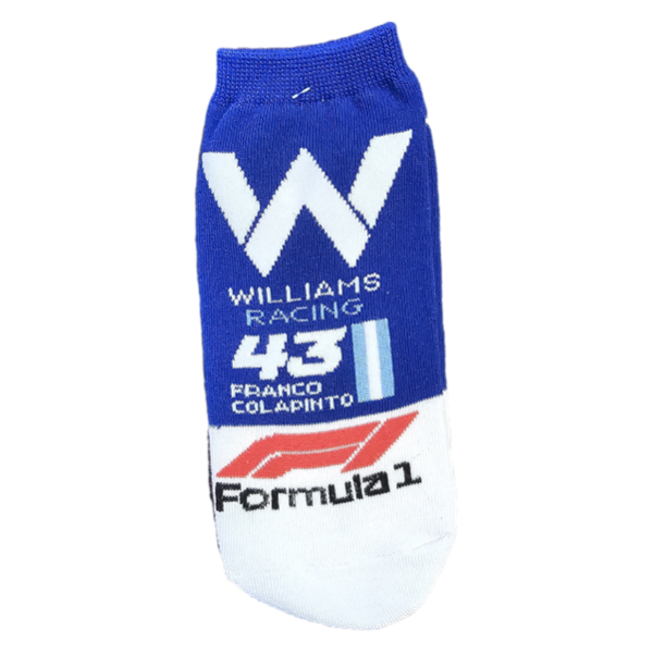 Producto - Soquete Franco Colapinto Williams Azul Claro