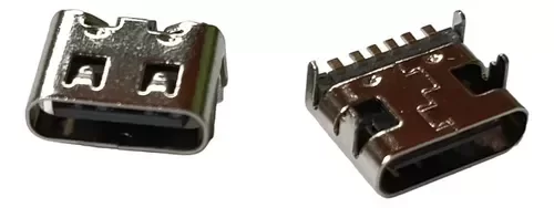 Producto - USB C  (n5) Conector Usb C Hembra 4 Anclajes 6 Pines