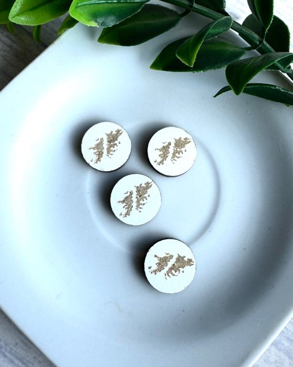 Producto - DIJE MALVINA FIBRO BLANCO (10U)