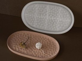 Producto - BANDEJA OVALADA TEXTURADA BM4199