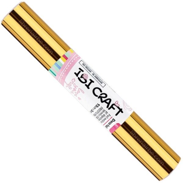 Producto - Foil metálico reactivo 0.32x5mtrs v/colores -IBI CRAFT-