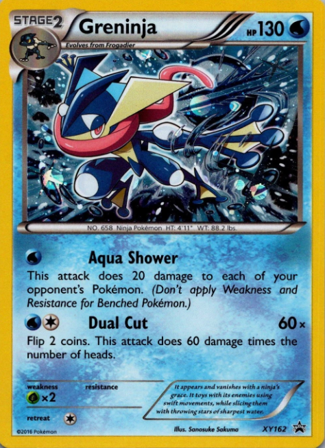 Producto - Greninja - XY162 - XY Promo - Holo Cosmos Promo