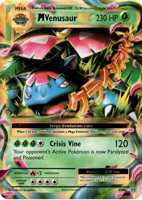 Producto - M Venusaur EX - 2/108 - Evolutions - Holo