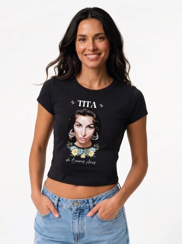 Producto - Remera Tita de Buenos Aires - Negra - 0