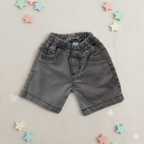 Producto - Short de Jean Gris Bebé