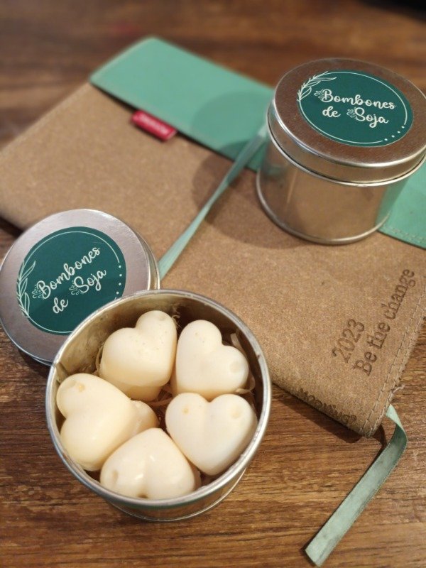 Producto - Bombones de soja aromáticos.