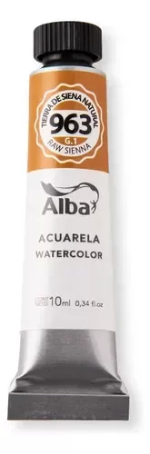 Producto - Acuarela profesional ALBA 10ml Tierra de Siena Natural