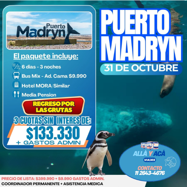 Producto - Puerto Madryn Octubre