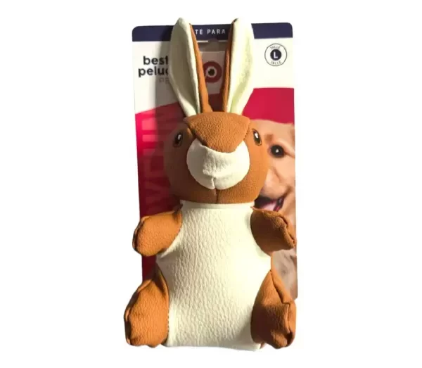 Producto - Conejo Cuero sintetico con chifle 22cm