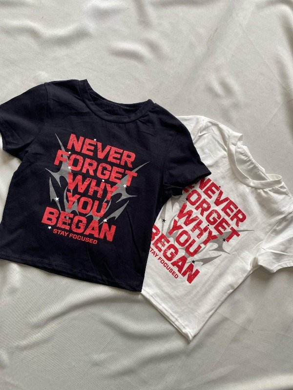Producto - Baby tee NEVER FORGET