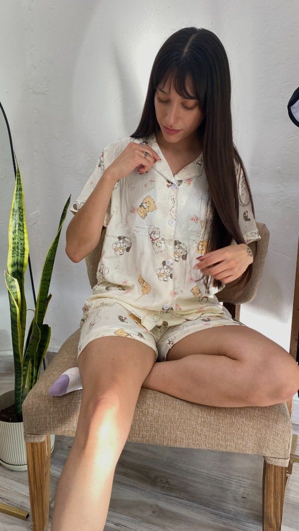Producto - Pijama Camisero 3 Pzas - 12