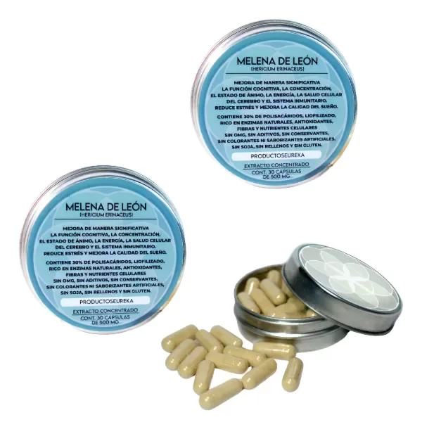 Producto - Pack X 2 Melena De León - Extracto Concentrado - Cápsulas 500mg