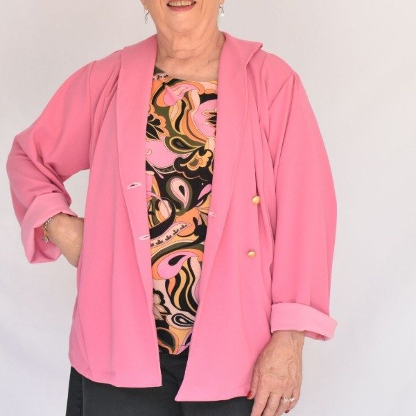 Producto - Blazer CRUZADO FUCSIA