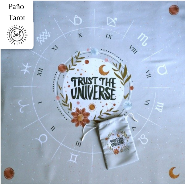 Producto - Paño de Tarot Confía en el Universo